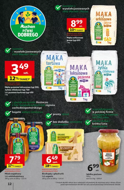 Auchan - gazetka promocyjna Gazetka Pewność Niskich Cen Hipermarket od czwartku 06.03 do środy 12.03 - strona 14