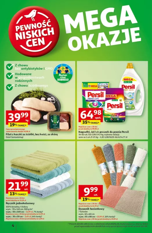 Auchan - gazetka promocyjna Gazetka Pewność Niskich Cen Hipermarket od czwartku 06.03 do środy 12.03 - strona 4