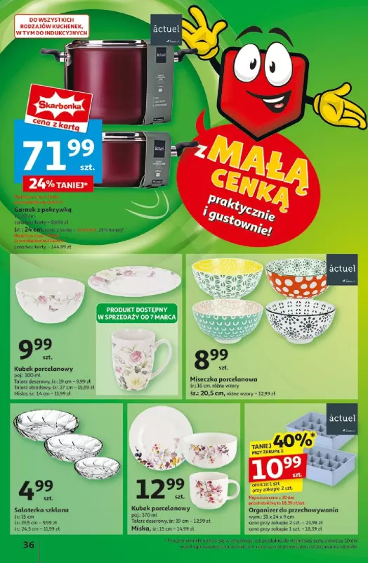 Auchan - gazetka promocyjna Gazetka Pewność Niskich Cen Hipermarket od czwartku 06.03 do środy 12.03 - strona 40