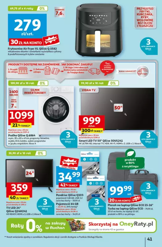 Auchan - gazetka promocyjna Gazetka Pewność Niskich Cen Hipermarket od czwartku 06.03 do środy 12.03 - strona 45