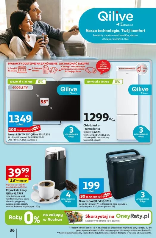 Auchan - gazetka promocyjna Gazetka Pewność Niskich Cen Hipermarket  do środy 19.03 - strona 40