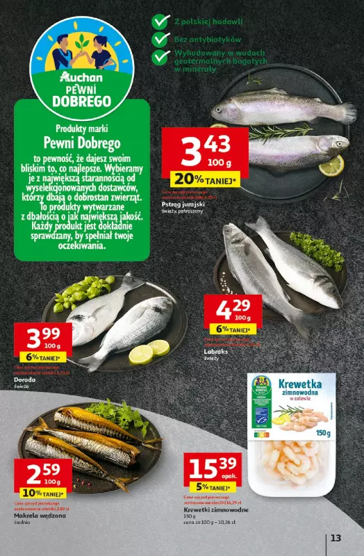 Auchan - gazetka promocyjna Gazetka Pewność Niskich Cen Hipermarket  do środy 19.03 - strona 15