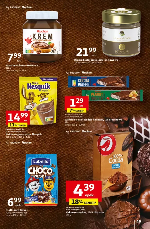 Auchan - gazetka promocyjna Gazetka Pewność Niskich Cen Hipermarket  do środy 19.03 - strona 53