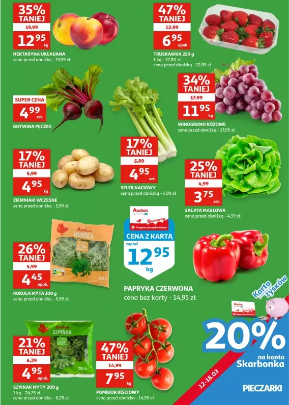 Auchan - gazetka promocyjna Gazetka Racibórz | Wiosenne Okazje na wyciągnięcie ręki! od środy 12.03 do wtorku 18.03 - strona 7