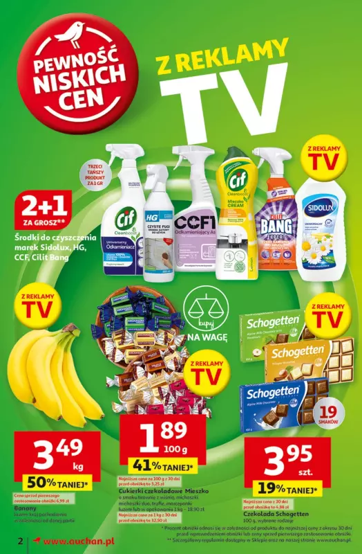 Auchan - gazetka promocyjna Gazetka Pewność Niskich Cen Moje Auchan od czwartku 13.03 do środy 19.03 - strona 2