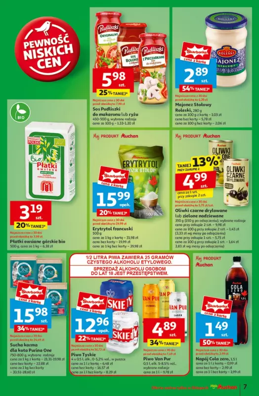 Auchan - gazetka promocyjna Gazetka Pewność Niskich Cen Moje Auchan od czwartku 13.03 do środy 19.03 - strona 10