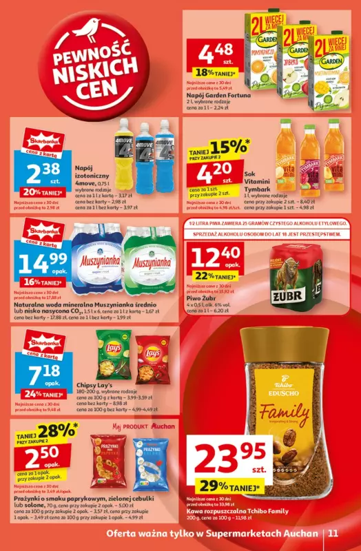 Auchan - gazetka promocyjna Pewność Niskich Cen Supermarket  do środy 26.03 - strona 13