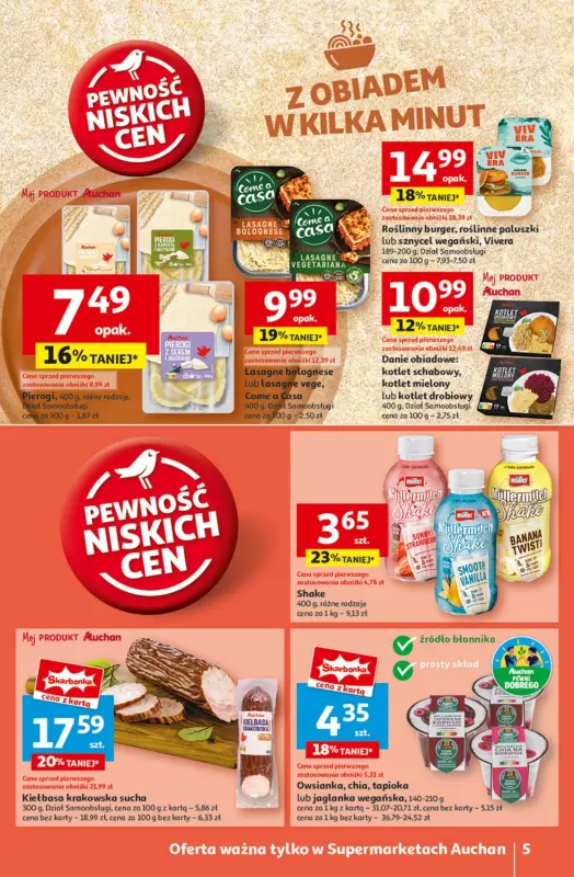 Auchan - gazetka promocyjna Pewność Niskich Cen Supermarket  do środy 26.03 - strona 7