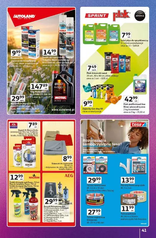 Auchan - gazetka promocyjna Znane Marki Lubiane Hipermarket  do soboty 29.03 - strona 41