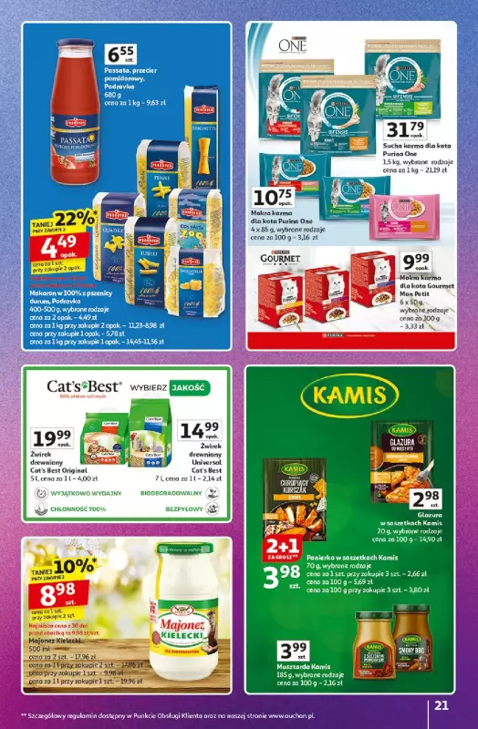 Auchan - gazetka promocyjna Znane Marki Lubiane Hipermarket  do soboty 29.03 - strona 21