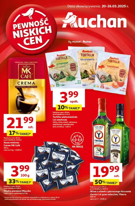 Auchan - gazetka promocyjna Pewność Niskich Cen Hipermarket  