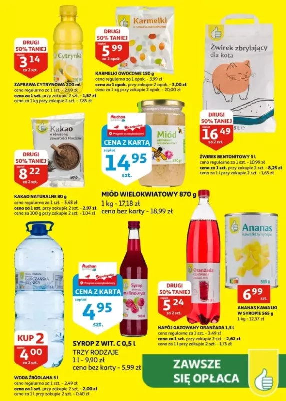 Auchan - gazetka promocyjna Gazetka Racibórz I Okazje rozkwitają na wiosnę! od środy 19.03 do wtorku 25.03 - strona 19