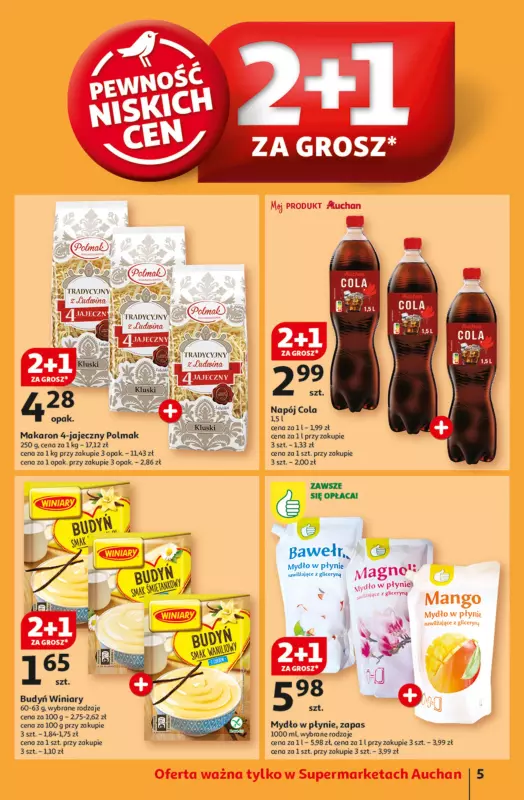 Auchan - gazetka promocyjna Pewność Niskich Cen Supermarket od czwartku 27.03 do środy 02.04 - strona 7