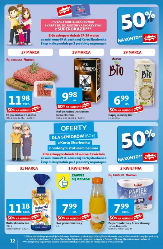 Auchan - gazetka promocyjna Pewność Niskich Cen Hipermarket od czwartku 27.03 do środy 02.04 - strona 14