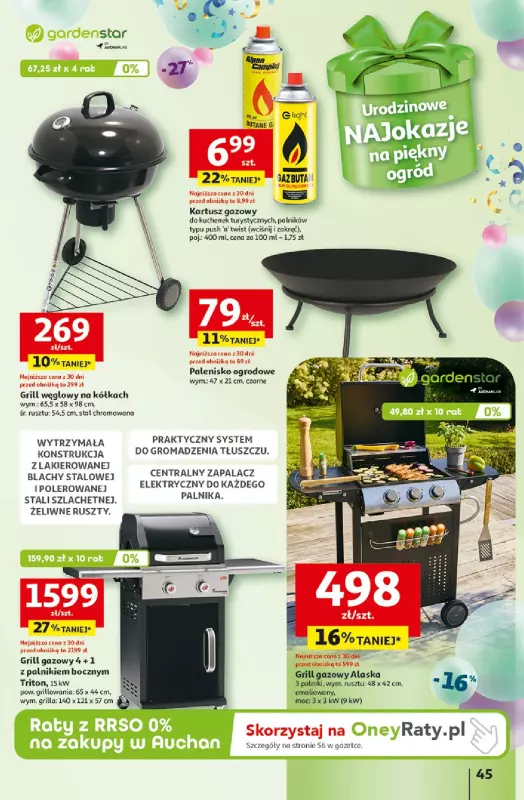 Auchan - gazetka promocyjna Te URODZINY są NAJ Hipermarket  do wtorku 29.04 - strona 50