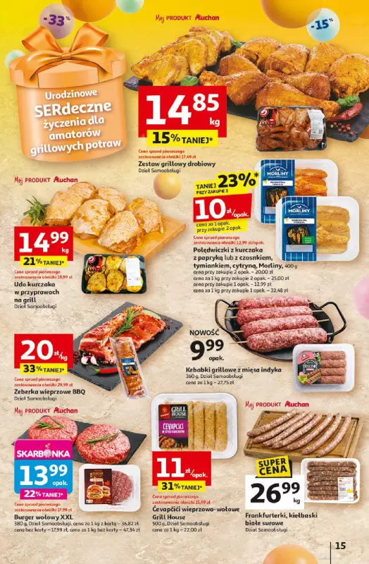 Auchan - gazetka promocyjna Te URODZINY są NAJ Hipermarket od czwartku 24.04 do wtorku 29.04 - strona 18