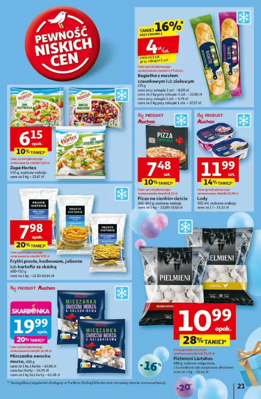 Auchan - gazetka promocyjna Te URODZINY są NAJ Hipermarket  do wtorku 29.04 - strona 24