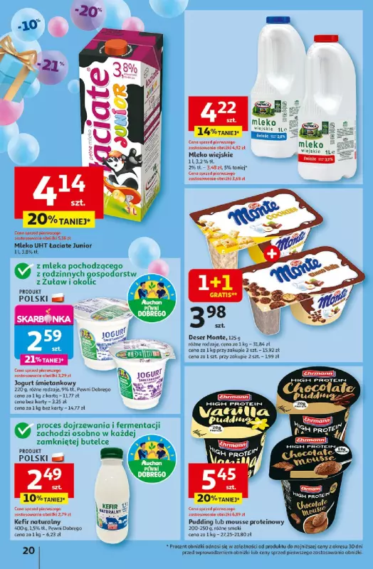 Auchan - gazetka promocyjna Te URODZINY są NAJ Hipermarket  do wtorku 29.04 - strona 23