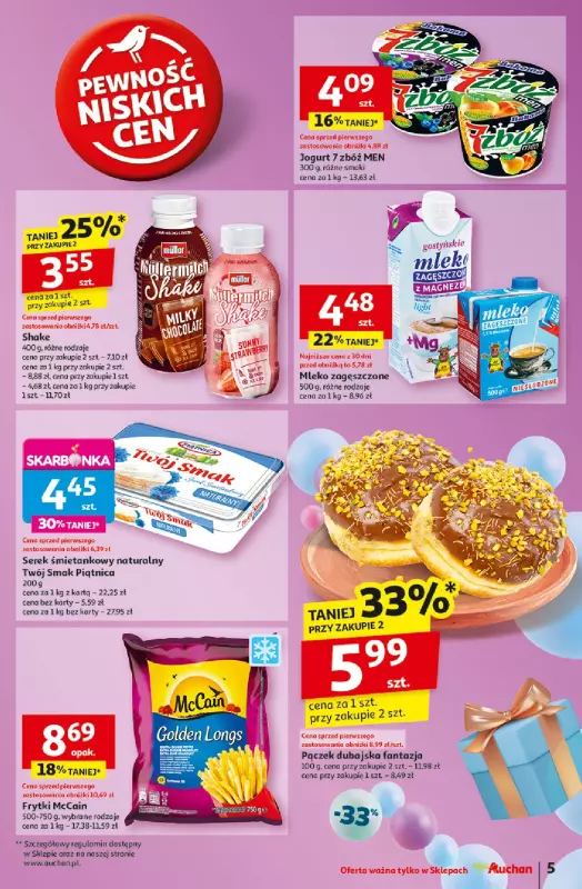 Auchan - gazetka promocyjna Te URODZINY są NAJ Moje Auchan od środy 30.04 do środy 07.05 - strona 7