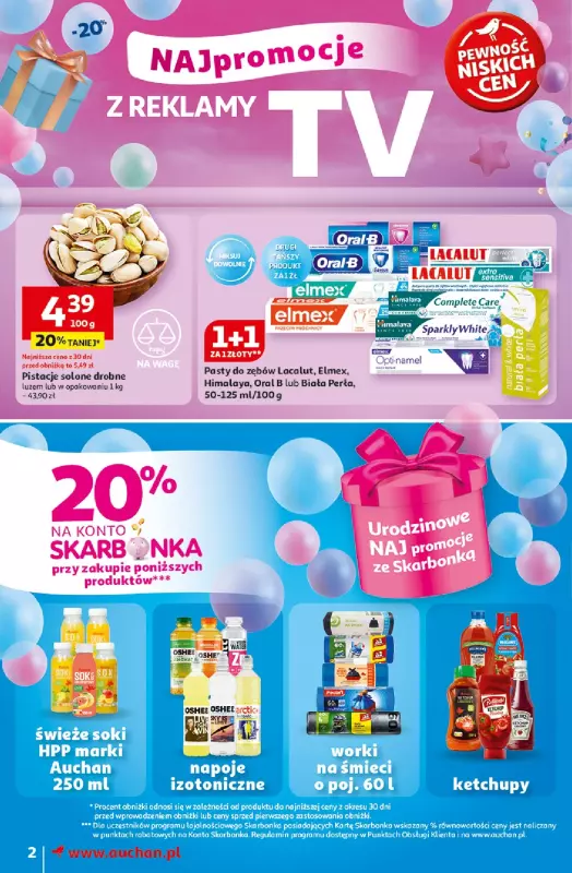 Auchan - gazetka promocyjna Te URODZINY są NAJ Moje Auchan   - strona 2