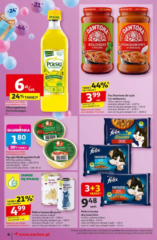 Auchan - gazetka promocyjna Te URODZINY są NAJ Moje Auchan od środy 30.04 do środy 07.05 - strona 8