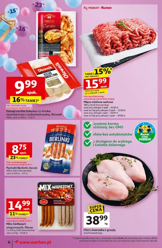 Auchan - gazetka promocyjna Te URODZINY są NAJ Moje Auchan od środy 30.04 do środy 07.05 - strona 6