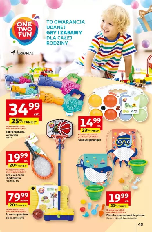 Auchan - gazetka promocyjna Te URODZINY są NAJ Hipermarket  do środy 07.05 - strona 49