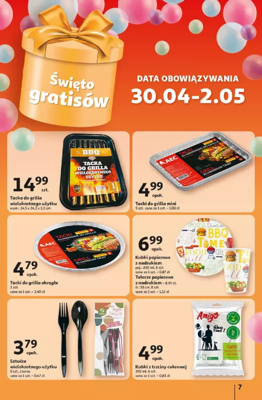 Auchan - gazetka promocyjna Te URODZINY są NAJ Hipermarket od środy 30.04 do środy 07.05 - strona 7