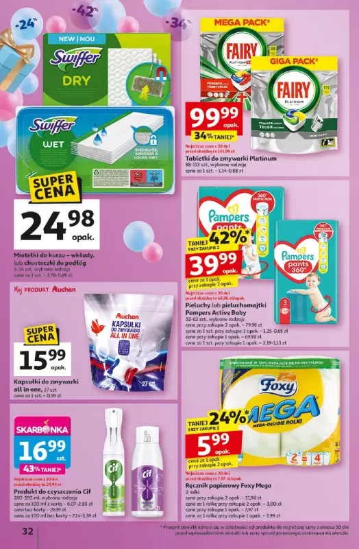 Auchan - gazetka promocyjna Te URODZINY są NAJ Hipermarket od środy 30.04 do środy 07.05 - strona 36