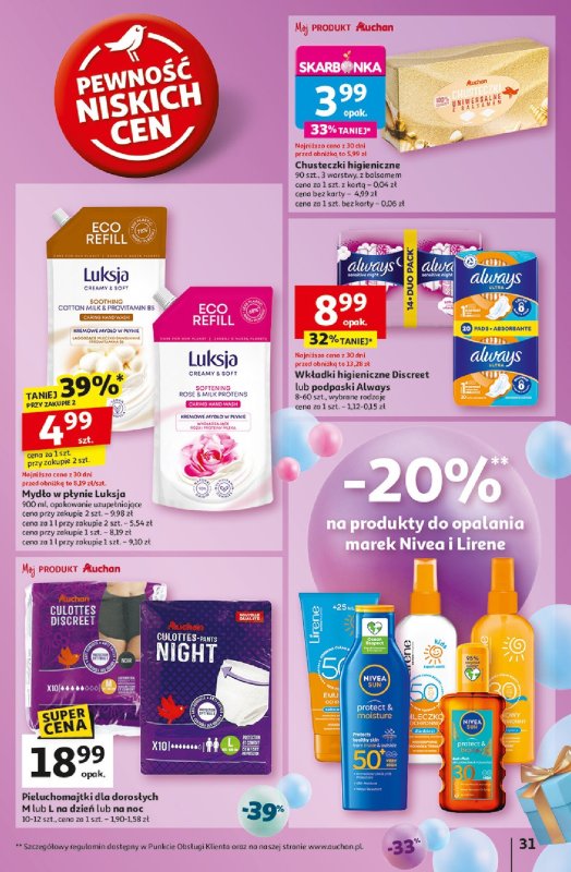 Auchan - gazetka promocyjna Te URODZINY są NAJ Hipermarket  do środy 07.05 - strona 35