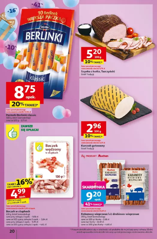 Auchan - gazetka promocyjna Te URODZINY są NAJ Hipermarket od środy 30.04 do środy 07.05 - strona 24