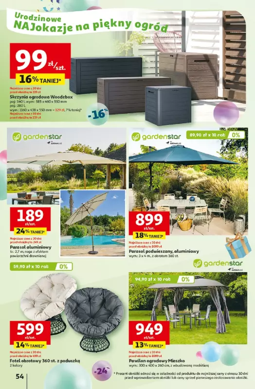 Auchan - gazetka promocyjna Te URODZINY są NAJ Hipermarket od środy 30.04 do środy 07.05 - strona 58