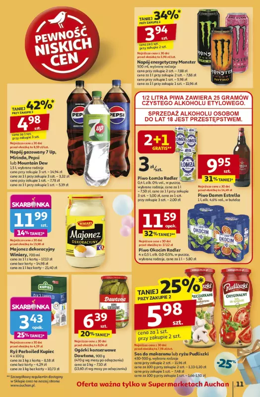 Auchan - gazetka promocyjna Te URODZINY są NAJ Supermarket od czwartku 08.05 do środy 14.05 - strona 13