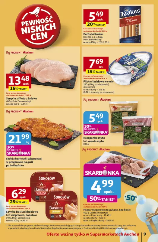 Auchan - gazetka promocyjna Te URODZINY są NAJ Supermarket od czwartku 08.05 do środy 14.05 - strona 11