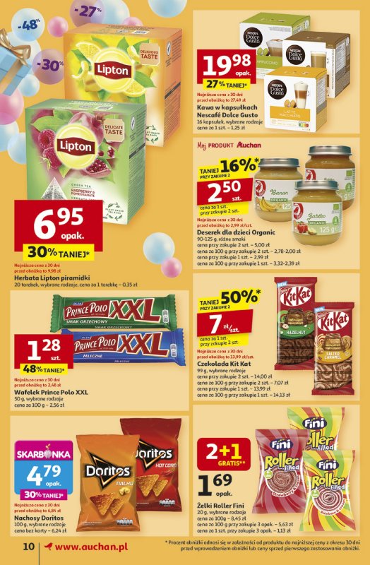 Auchan - gazetka promocyjna Te URODZINY są NAJ Supermarket od czwartku 08.05 do środy 14.05 - strona 12
