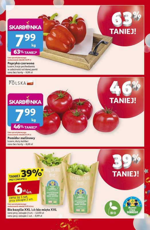 Auchan - gazetka promocyjna Te URODZINY są NAJ Supermarket od czwartku 08.05 do środy 14.05 - strona 9