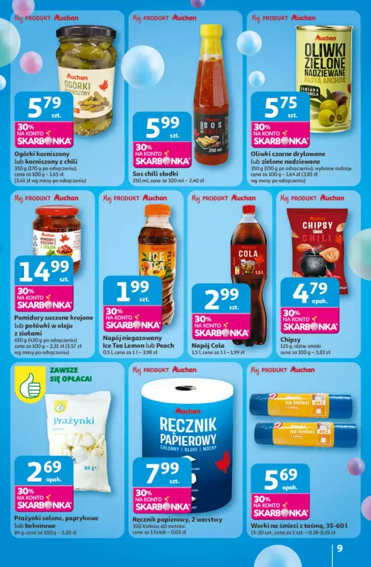 Auchan - gazetka promocyjna Te URODZINY są NAJ Hipermarket od czwartku 08.05 do środy 14.05 - strona 9