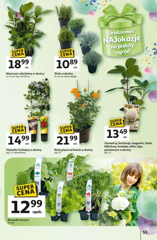Auchan - gazetka promocyjna Te URODZINY są NAJ Hipermarket od czwartku 08.05 do środy 14.05 - strona 57