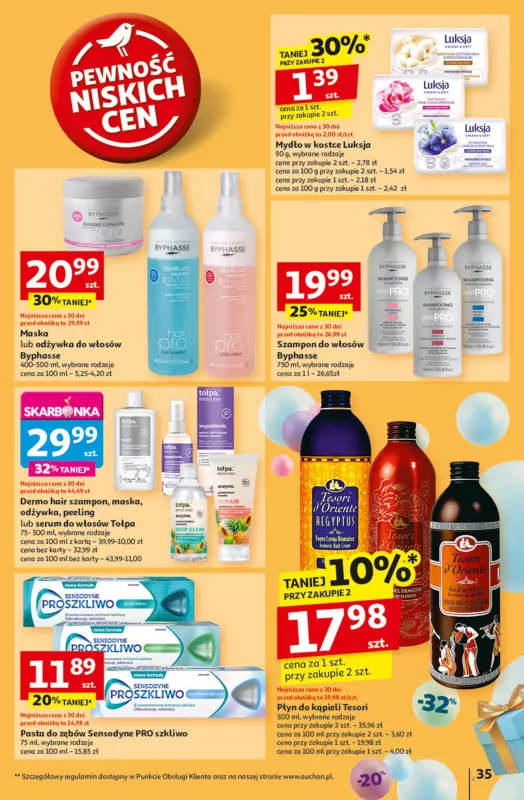 Auchan - gazetka promocyjna Te URODZINY są NAJ Hipermarket od czwartku 08.05 do środy 14.05 - strona 37