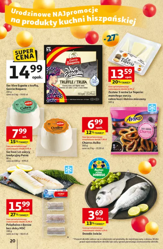 Auchan - gazetka promocyjna Te URODZINY są NAJ Hipermarket od czwartku 08.05 do środy 14.05 - strona 22