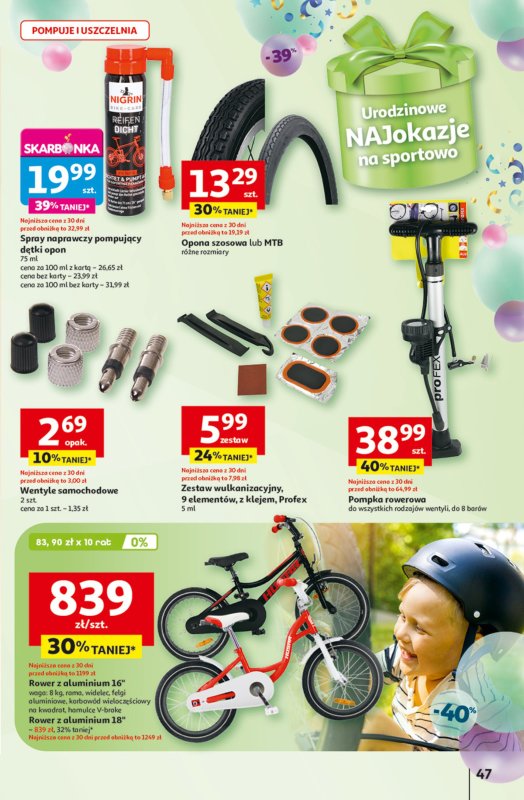 Auchan - gazetka promocyjna Te URODZINY są NAJ Hipermarket od czwartku 08.05 do środy 14.05 - strona 51