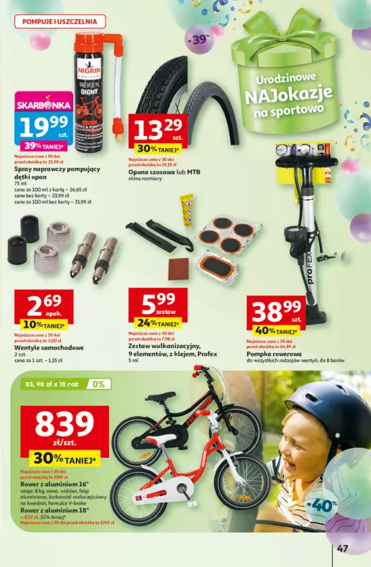 Auchan - gazetka promocyjna Te URODZINY są NAJ Hipermarket od czwartku 08.05 do środy 14.05 - strona 51
