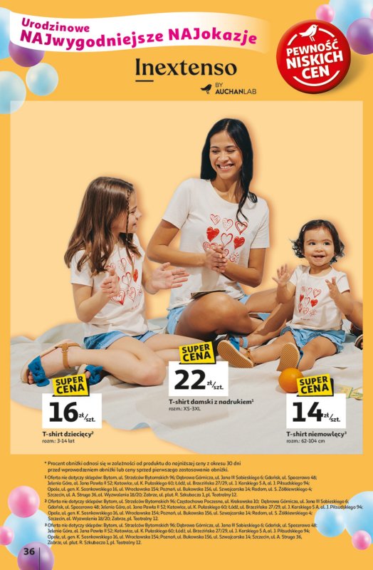 Auchan - gazetka promocyjna Te URODZINY są NAJ Hipermarket od czwartku 08.05 do środy 14.05 - strona 40