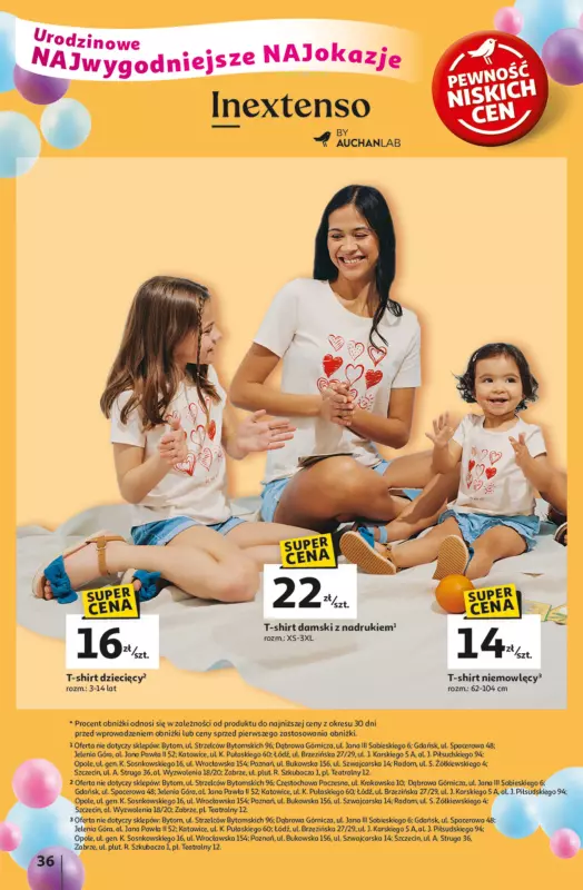 Auchan - gazetka promocyjna Te URODZINY są NAJ Hipermarket od czwartku 08.05 do środy 14.05 - strona 40