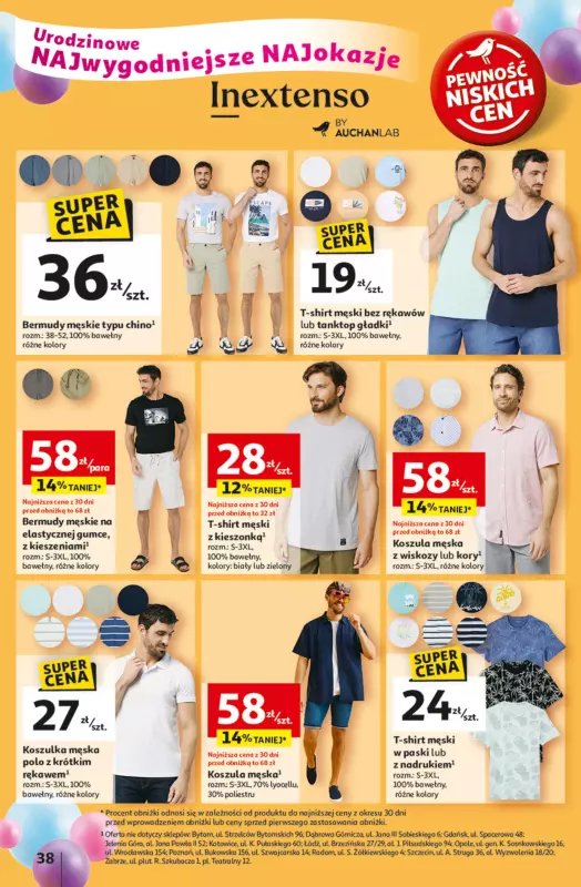 Auchan - gazetka promocyjna Te URODZINY są NAJ Hipermarket od czwartku 08.05 do środy 14.05 - strona 42