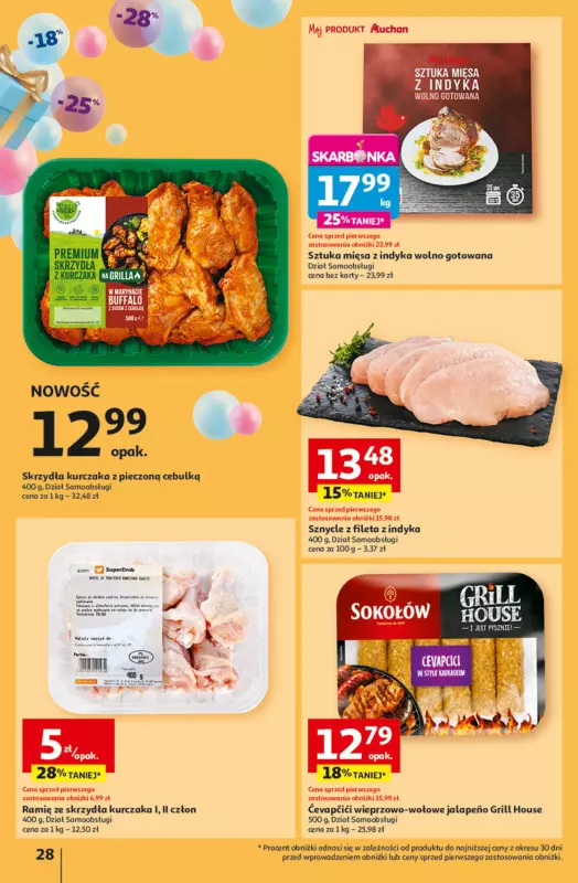 Auchan - gazetka promocyjna Te URODZINY są NAJ Hipermarket od czwartku 08.05 do środy 14.05 - strona 30