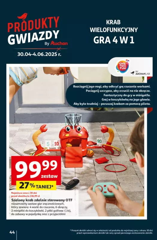 Auchan - gazetka promocyjna Te URODZINY są NAJ Hipermarket od czwartku 08.05 do środy 14.05 - strona 48