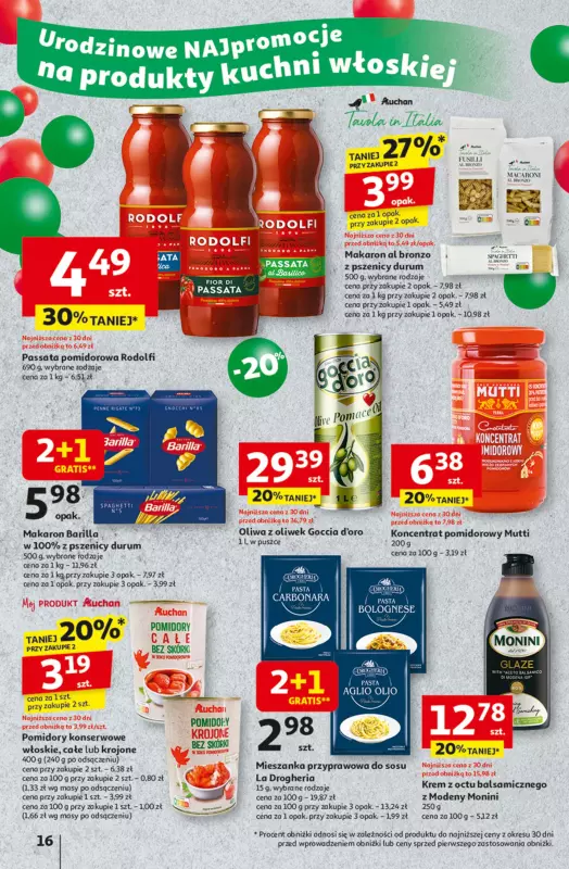 Auchan - gazetka promocyjna Te URODZINY są NAJ Hipermarket od czwartku 08.05 do środy 14.05 - strona 18