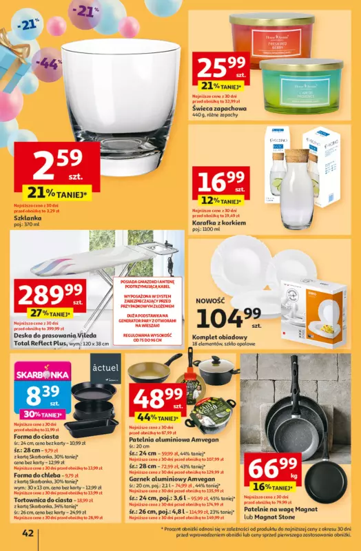 Auchan - gazetka promocyjna Te URODZINY są NAJ Hipermarket od czwartku 08.05 do środy 14.05 - strona 46