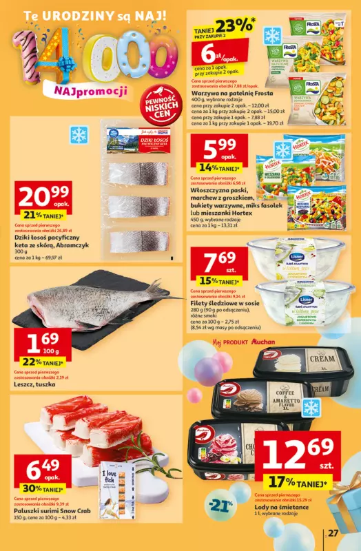 Auchan - gazetka promocyjna Te URODZINY są NAJ Hipermarket od czwartku 08.05 do środy 14.05 - strona 29